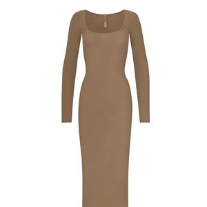 Skims Soft Lounge Long Sleeve Dress